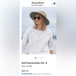 Solumbra Sun Hat - Beige & Olive